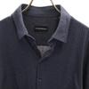 Emporio Armani Overall handle Long sleeve Cotton shirt 42 Navy Men's Used