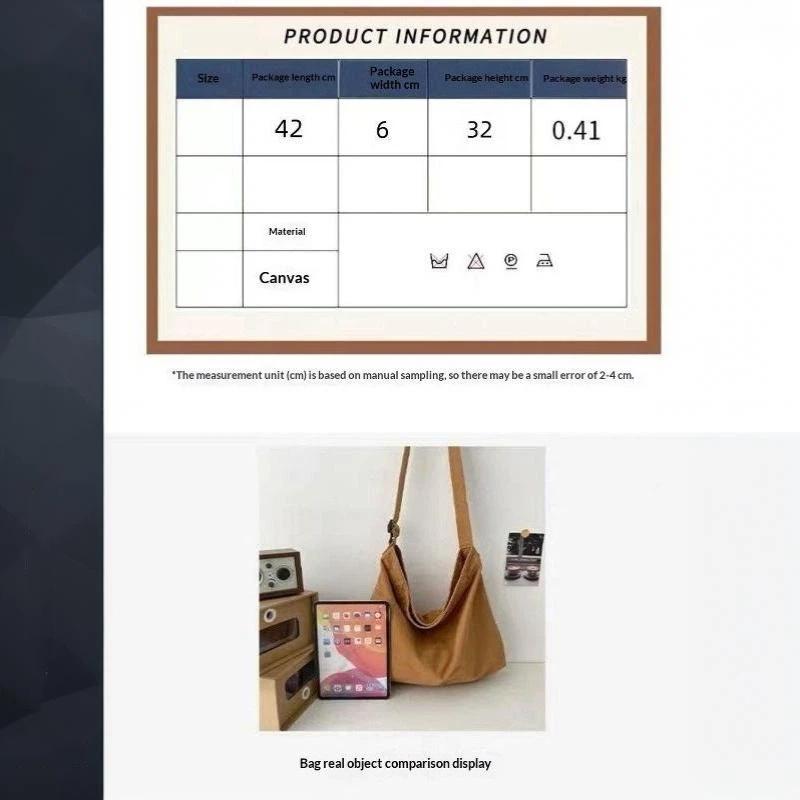 New Season Japanese Style Messenger Bag Made Of Canvas Thickened Sturdy Retro Men Bag