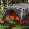 VidaXL Camping Tent with Porch 4 Person, Shade Tent with Carry Bag, Camping Awning, Garden Shelter, 94538