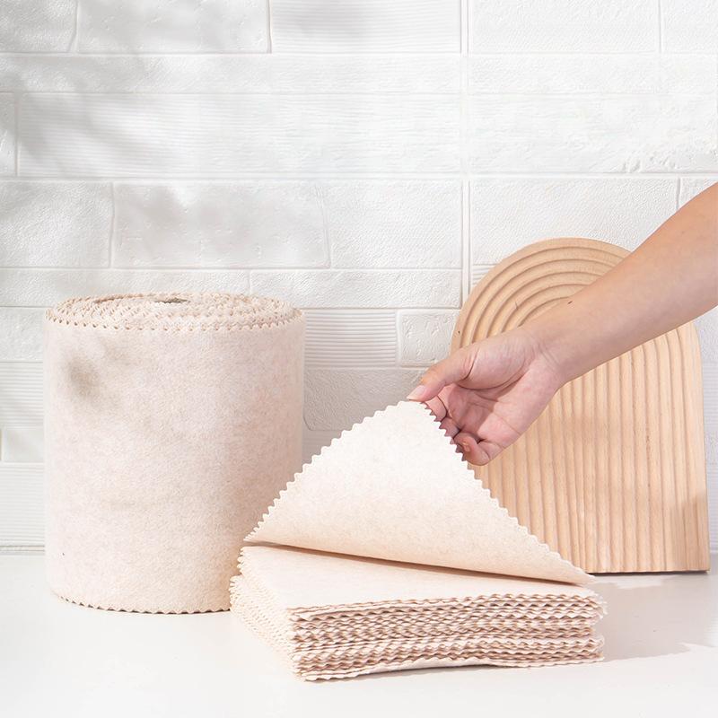 Loofah Cloth Absorbs Oil Without Sticking or Shedding, Is Easy To Clean, and Is A Water-absorbing Cloth for Cleaning Glass and Dishes