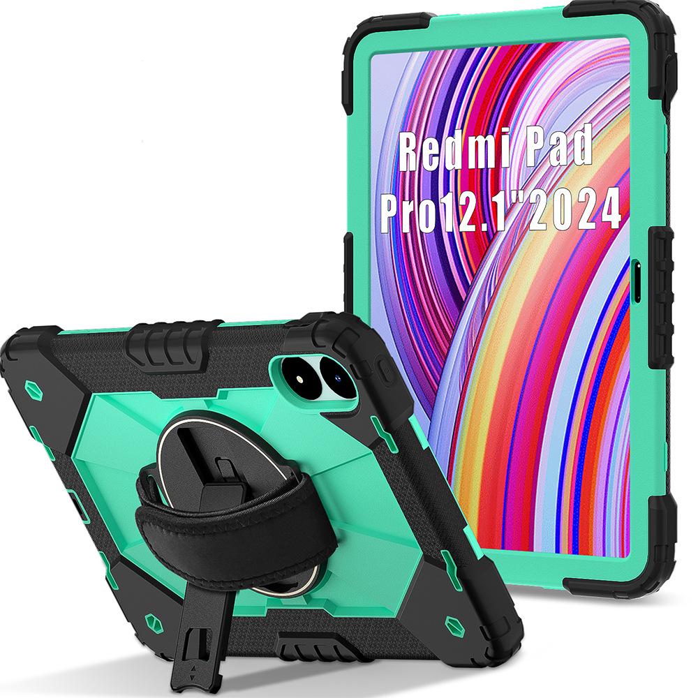 Compatible with Redmi Pro 12.1-inch, Redmi SE 8.7, and Redmi Pad 2: Tablet Case with Hand Strap & Stand.