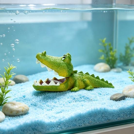 Easy to Use Multi-Functional Aquarium Air Bubbler Resin Green 1 Pc