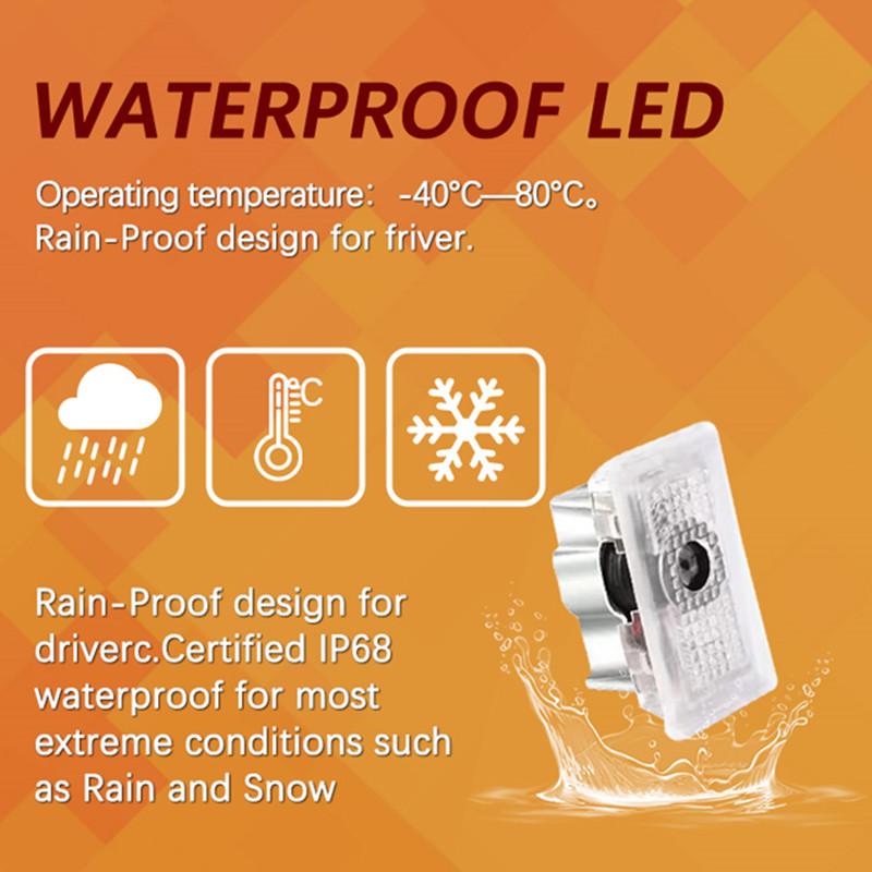 Car Accesorios For Tesla Model S Model X Model Y Model 3 Logo Light Car Door Light Projector Welcome Light