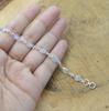 Massives 925er Sterlingsilber Mondstein Edelstein Geburtsstein Geschenk Damen Handgemachtes Armband
