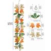 Autumn Decor Artificial Maple Fall Leaf Vine Garland Hanging Wedding Thanksgiving Decorations Home Halloween Fireplace Decor