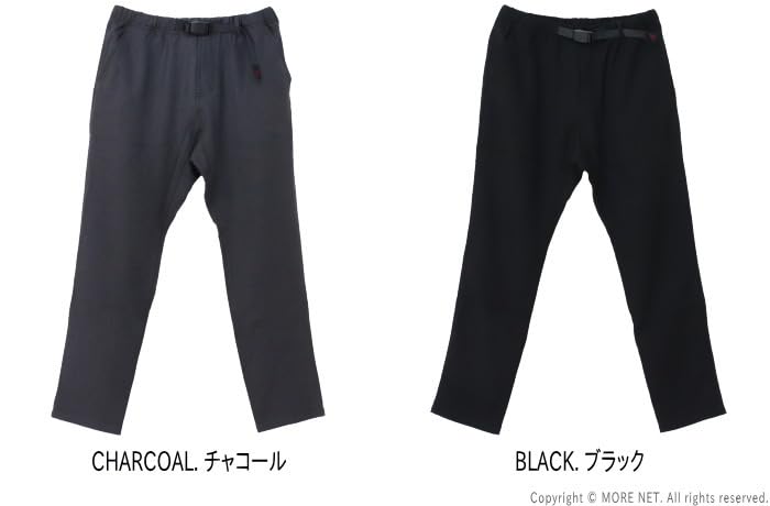 Gramicci Men's Wool-Like Slacks Pants, GMP4-FJP15, Climbing, Size S, Charcoal