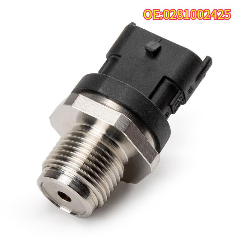 High quality New For 0281002425 Fuel Rail Pressure Sensor 0281002903 0281002425 0281006425 55207677 3974092 0281002937