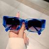KAMMPT Vintage Fashion Sunglasses for Women Stylish Retro Rectangle Candy Color Eyewear Trendy Brand Designer UV400 Shades