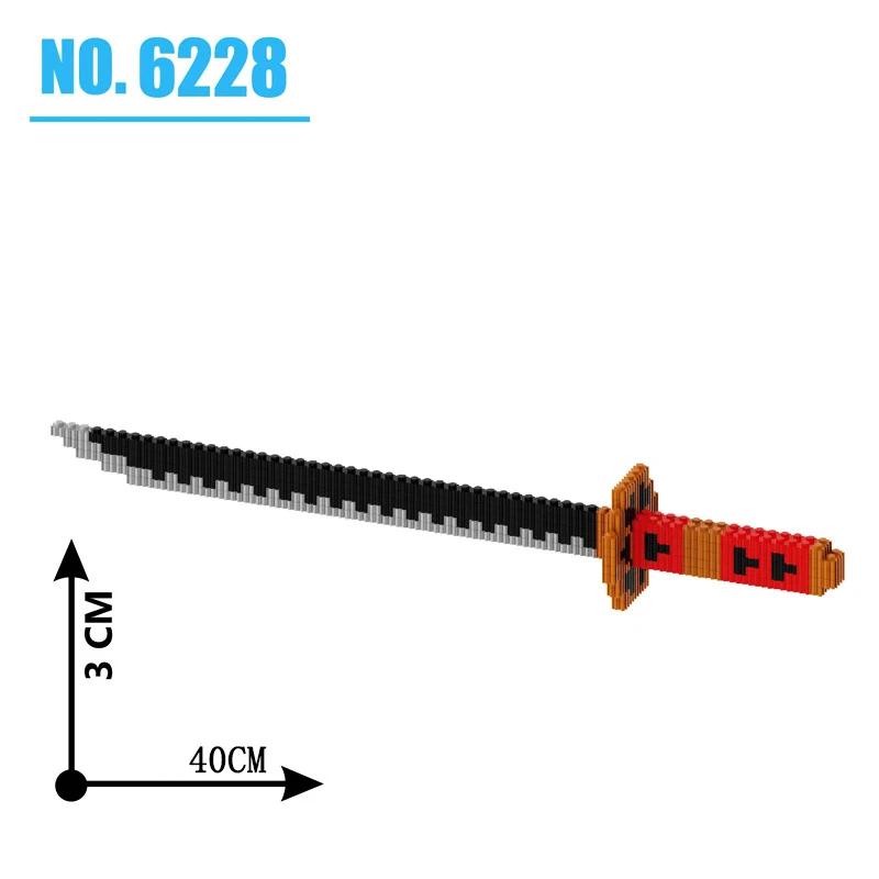 480Pcs Samurai Sword Construction Blocks Ninja Blade Katana Japanese Anime Butterfly Nichirin Knife Blocks Toy Sets For Kids Adult