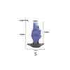 Liquid Silicone Anal Plug Soft Safe Comfort Easy Insertion and Removal Adult Sex Toy G-spot Anal Stimulation Extremely Satisfied