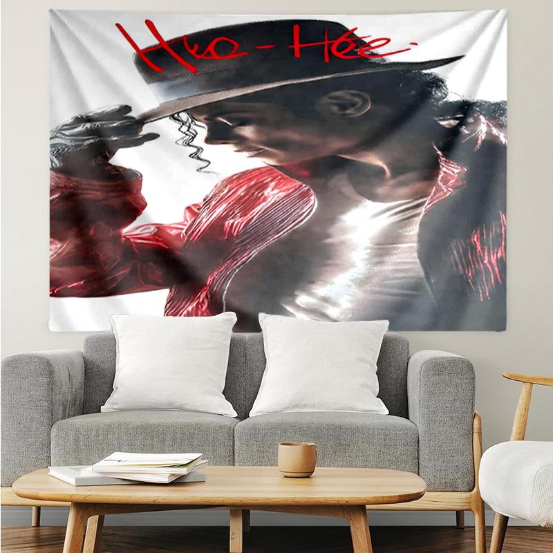 1PC Jackson's Thriller Tapestry Accessories Playroom Tapestry, for Bedroom,Livingroom, Dormitory Room Wall Decor Fan Birthday Gifts