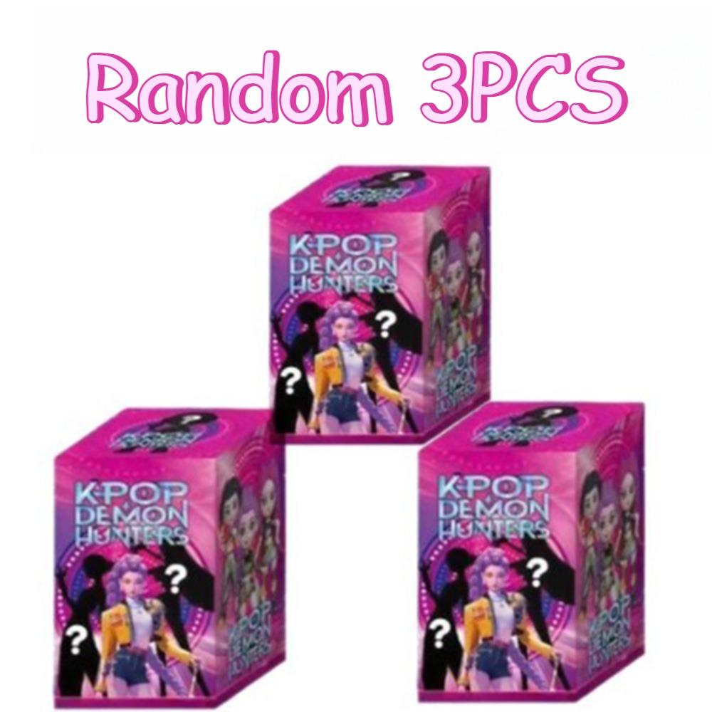 Anime KPop Devil Hunter Blind Box Disassembly Fun Blind Bag Small statue Peripheral model Desktop Blind box decoration gift