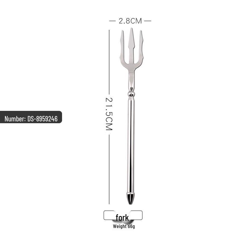 RuHan Stainless Steel Neptune Western Dinner Fork Set