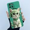 For Infinix Smart 6 HD Case Lovely Cat Cartoon Flower Liquid Silicone Soft TPU Shockproof Back Cover Smart6 HD X6512 Phone Case