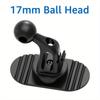 Universal Car Dashboard Phone Holder Base 17mm Ball Head Sticker Base for Car Cellphone Stand for IPhone Samsung Xiaomi Huawei