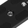 Piastra Scorrevoli su Binario a Rilascio Rapido da 30 cm in Lega di Alluminio Piastra a Rilascio Rapido per Fotocamere DSLR con Foro Filettato da 1/4" 3/8" per Attacco Standard Arca