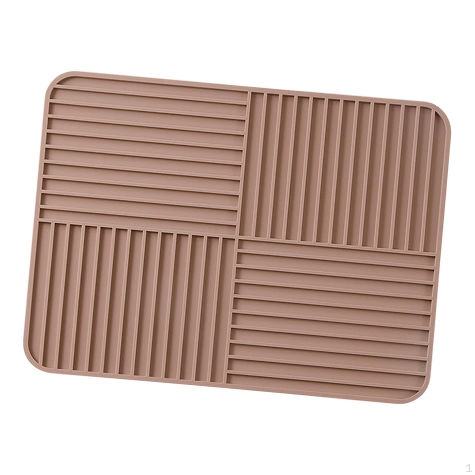 

Коврик для сушки посуды, силиконовый, термостойкий, изоляционный коврик для кухни Brown Red