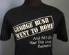 Vintage 90s George Bush comedy T-Shirt - 1990-1991 Anywhere But America Tour - MEDIUM