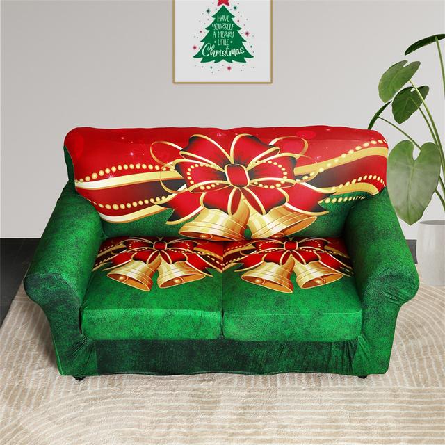 1set Weihnachten Sofa Abdeckung Stretch Sofa Schonbezüge Für Wohnzimmer Weihnachten Sessel Couch Abdeckungen Mit Kissen Abdeckung Couch Bezug