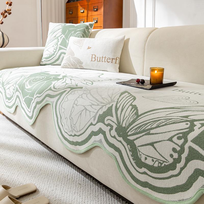 1pc Anti-Slip & Cat Scratch Resistant Irregular Shaped Sofa Cushion Sofa Seat Cushion, Suitable for All Seasons, Does Not Include Backrest, Armrests