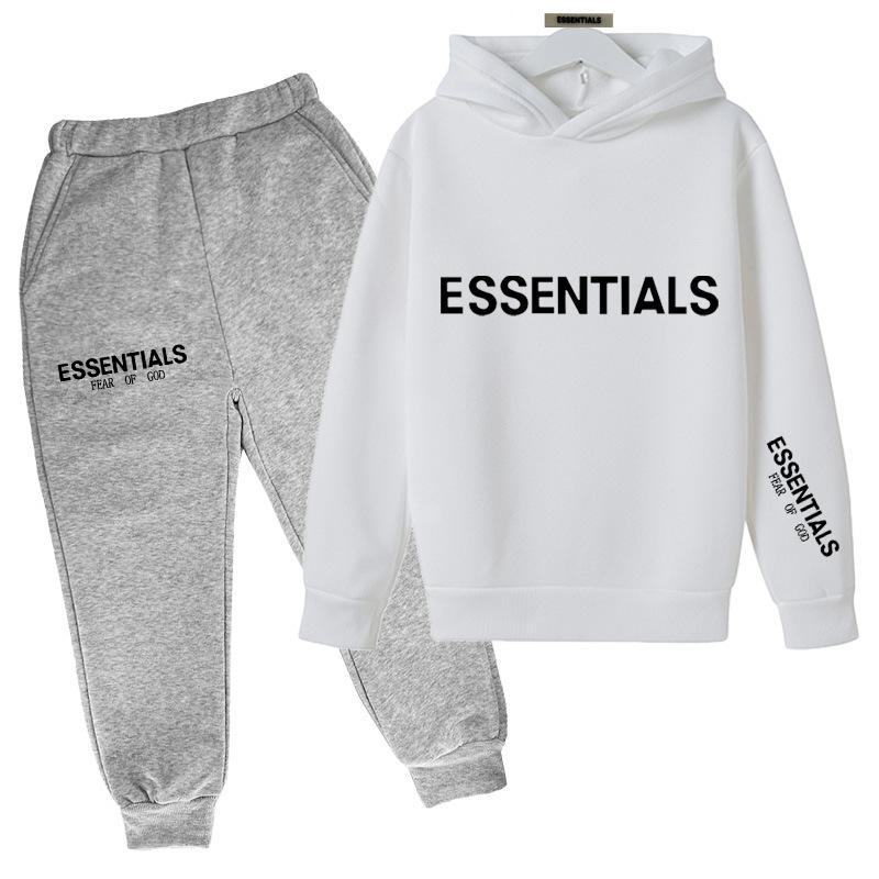 FEAR OF GOD Duplex Essentials Children's Suit Chest Hot Printing Children's Hoodie T
