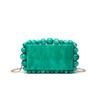 Women's Black Acrylic Crossbody Chain Bag