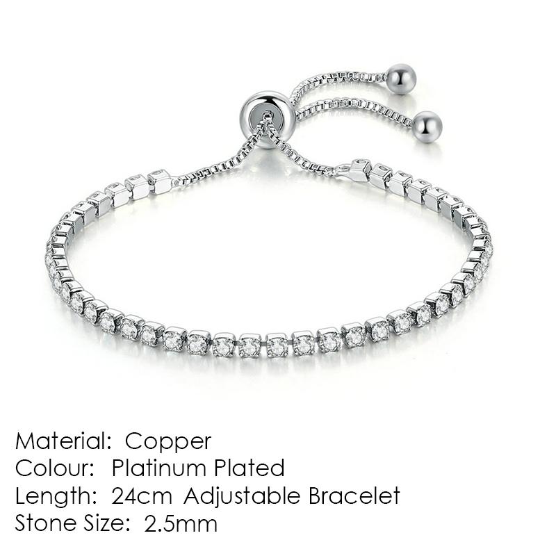 

ZHOUYANG Tennis Bracelet For Women Luxury Style 4 Color 4 Claws Mosaic Cubic Zirconia Silver Color Fashion Jewelry Gift H095