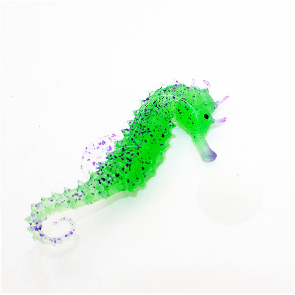 Small Aquarium Artificial Luminous Lionfish Fish Tank Landscape Silicone Fake Fish Floating Glow In Dark Ornament Home Decor