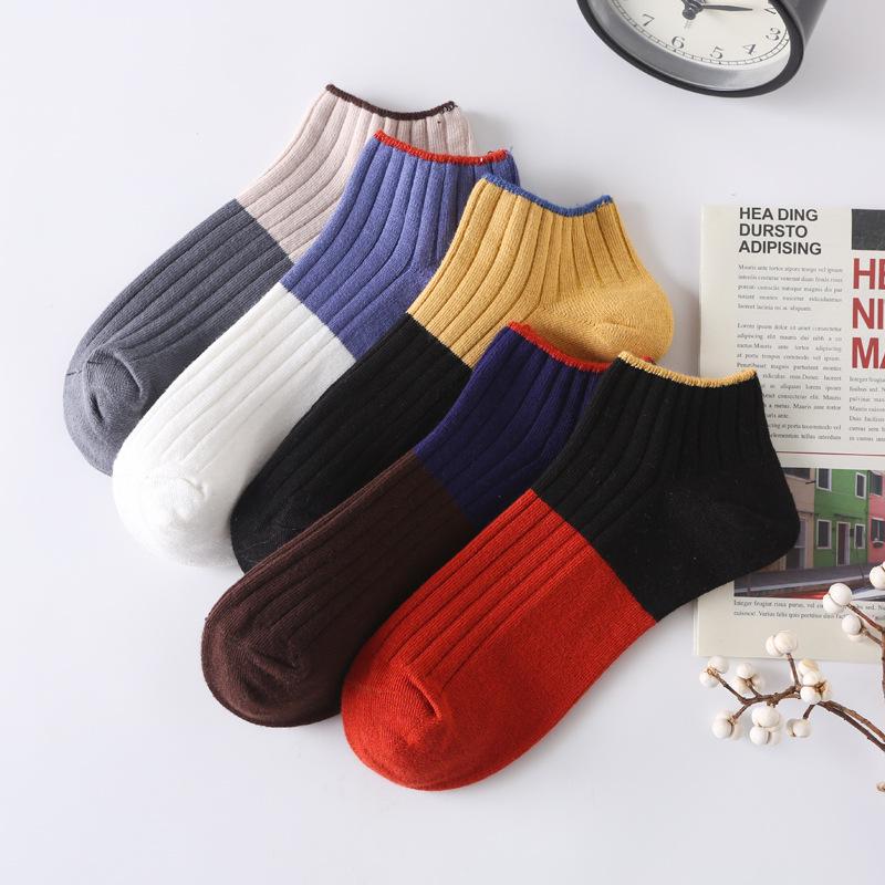 Men's Spring/Summer Short Cotton Socks - Sweat-Absorbing, Deodorant, Low-Cut Boat Socks