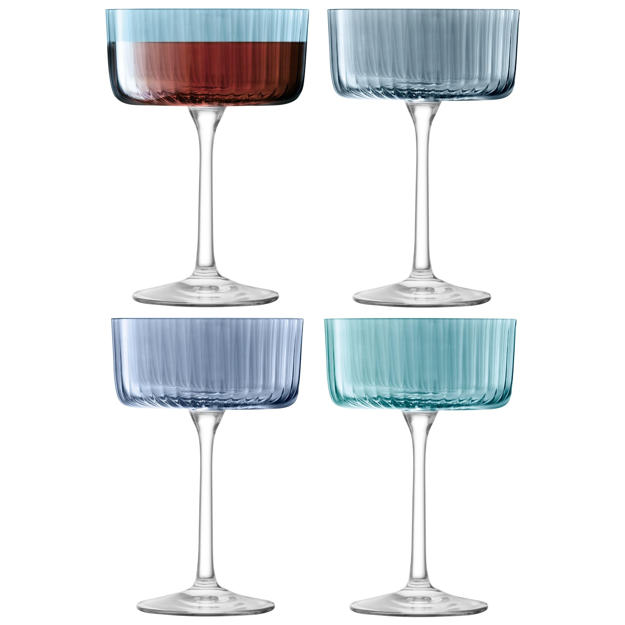 

LSA Gems Champagne/Cocktail Glasses, Set of 4, 230ml, G1768-08-138