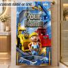 Beach TowelBob the Builder Custom Name Text Personalized Soft Towel for Beach Pool Indoor Home Decor Gift