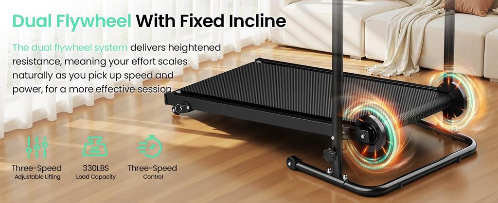 Akluer RJ-401 Treadmill 5% Incline 330 Lb Maximum User Weight with Adjustable Speed