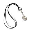 Handcrafted Silver Spoon Necklace Trendy Silver Spoon Neck Jewelry Handcrafted Knot Cord Neckchain for Fashion Lovers
