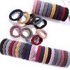 Hair tieHair bandPonytail bandRing rubber bandHair bundleHigh elasticityLarge capacity 40 piecesNo knots10 colors