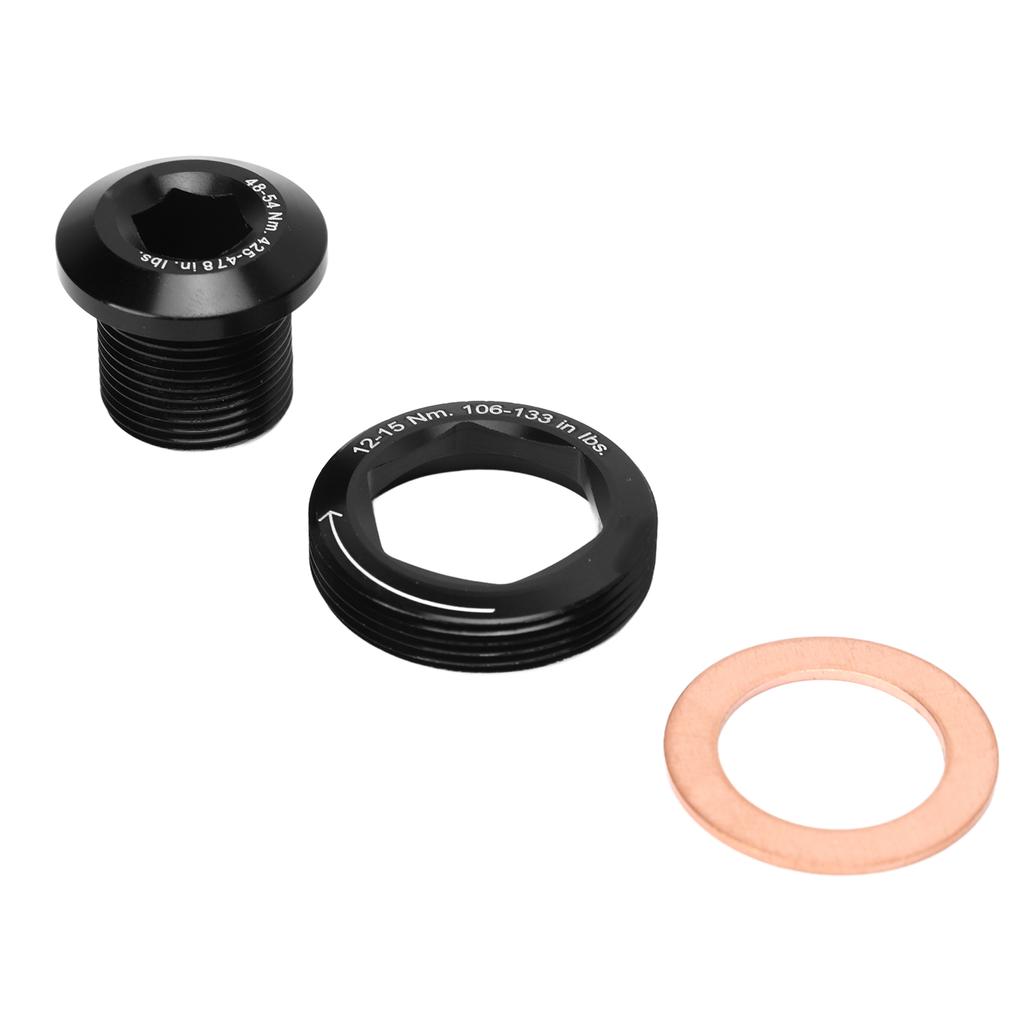 Bike Crankset Bolt Aluminum Alloy M15 M26 Hex Crank Arm Fixing Bolt for Maintenance