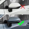 LHD For     Toyota Corolla Chrome Car Rearview Side Mirror Trims Cover Strips Molding Decor Exterior