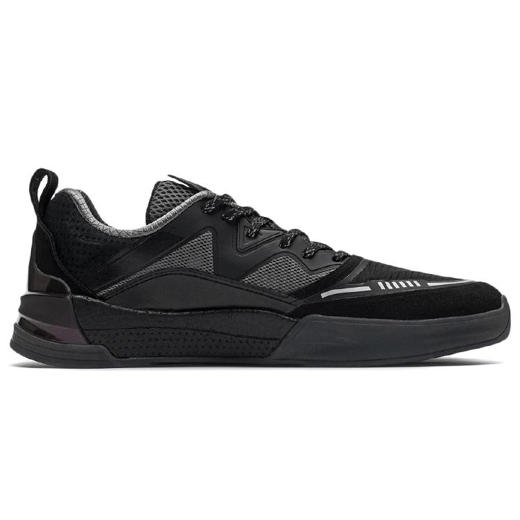 Erik Ellington x Li Ning LINGTENG 'Polar Night' Niedrig geschnittene Skateboard-Schuhe Herren Schwarz AEPR009-2