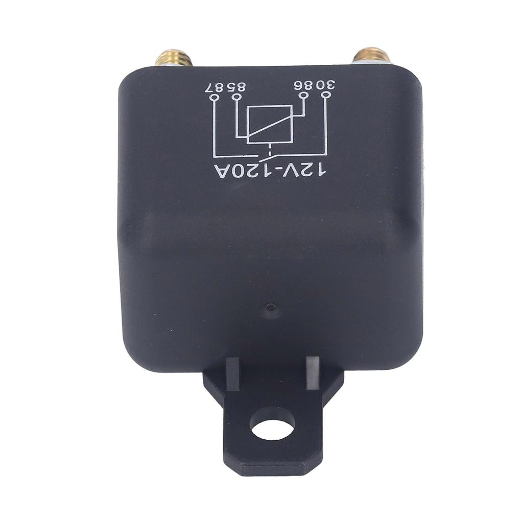 Przekaźnik rozrusznika samochodowego 2,4W 120A 4-pinowy Styk normalnie otwarty Mosiężna cewka Wysoka moc rozruchowa Przekaźnik samochodowy Swi