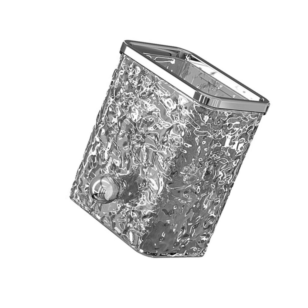 Stylish Glaciers Hanging Organizer for Toothbrush and Toothpaste Space Saving Box Self Adhesive Razors Storage Rack