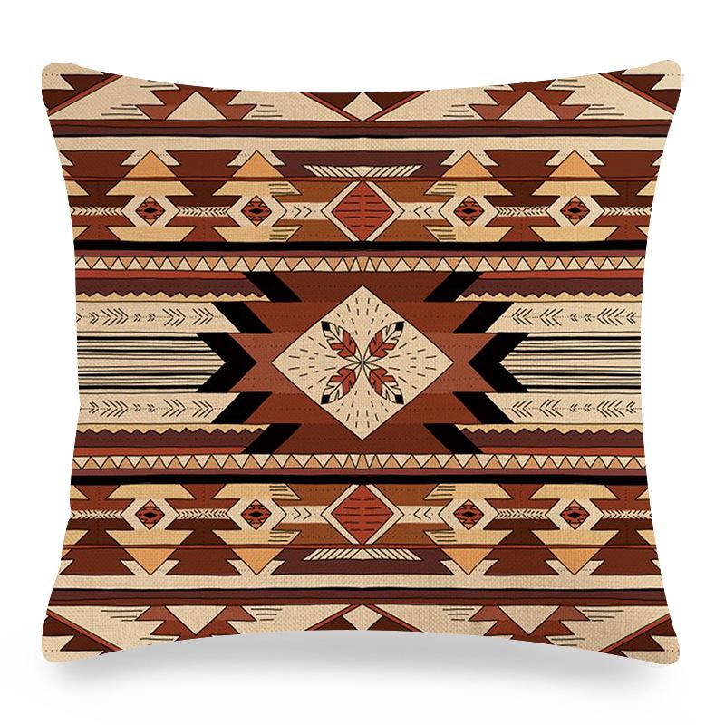 Smooth Geometric Abstraction Digital Printing Short Plush Pillow Covers For Car Sofa Office Cushion Cover Home Goods 60X60Cm