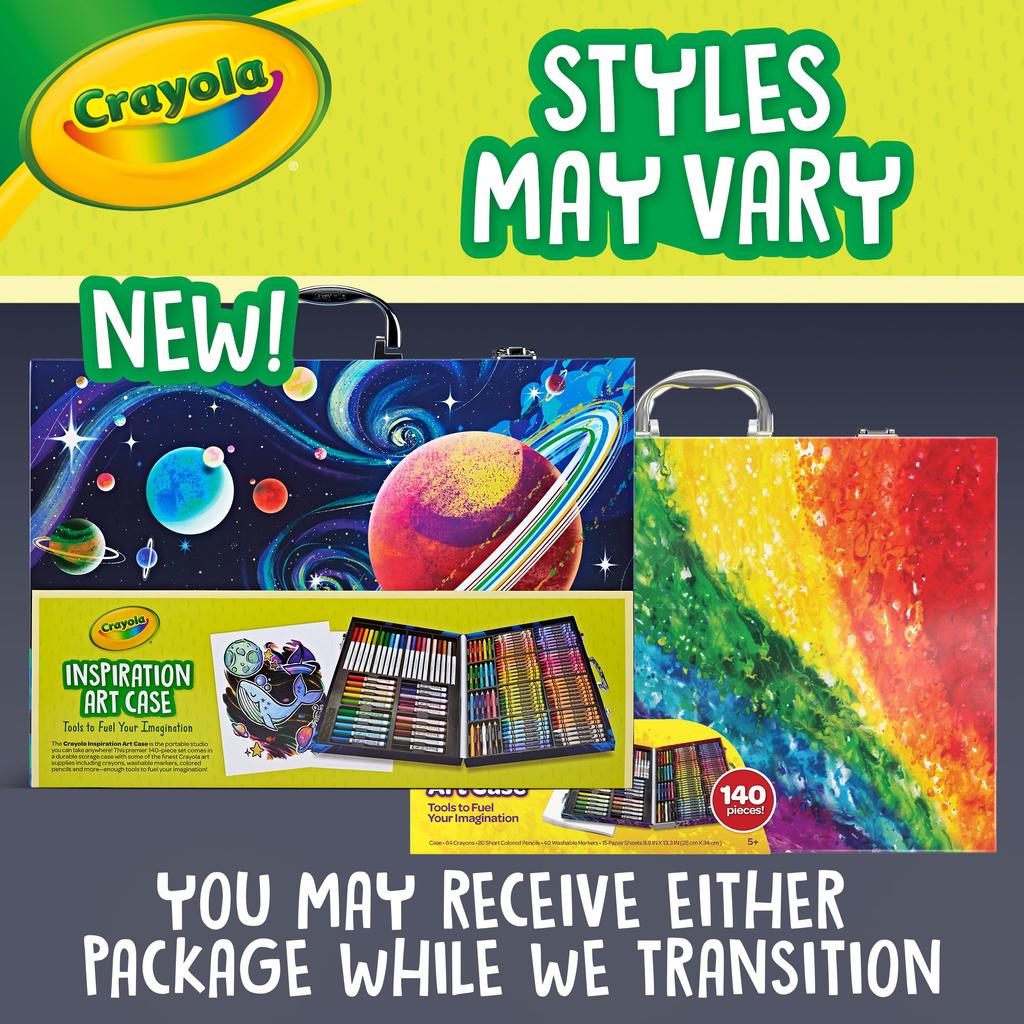 Crayola Drawing Inspiration Art Case Colored Markers 042532 Authentic Crayons, Pencils,