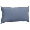 Sofa Cushions 2 Pieces Blue 80 X 40 Cm Corduroy Fabric