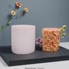 Geprägte florale Zylinder Silikonformen für Epoxidharz handgemachte Seife Fondantformen Schokoladenformen