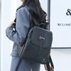 Soft Leather Backpack Women's Backpack Commuter Large Capacity Shoulder Bag