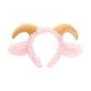 Soft Goat Ears Headband Plush Lamb Cosplay Tail Comfortable Wear Sheep Horn Hair Band  Photo Props