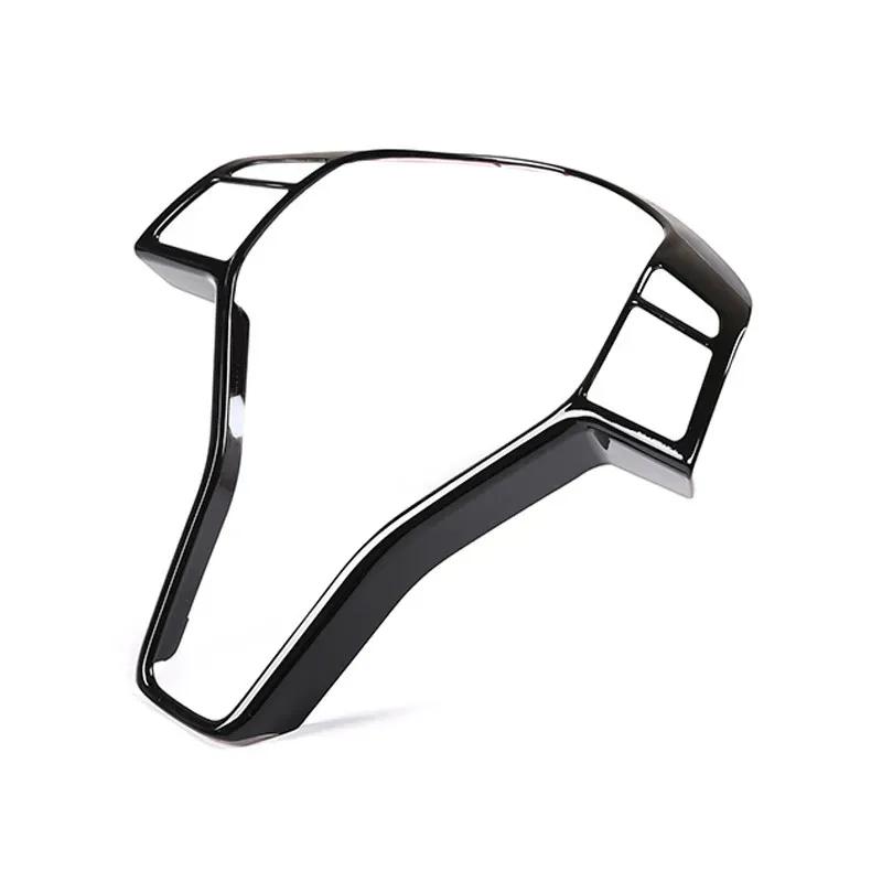 For Mercedes Benz B E CLA GLA GLK Class W246 W117 X204 X156 X204 Carbon Texture Car Steering Wheel Panel Frame Cover Trim