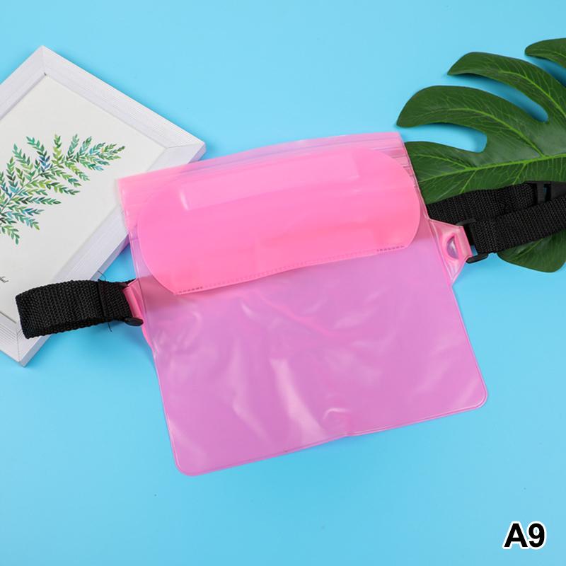 Waterproof Beach Waist Bag for Swimming Dry Phone Storage Adjustable Strap for Pool and Outdoor