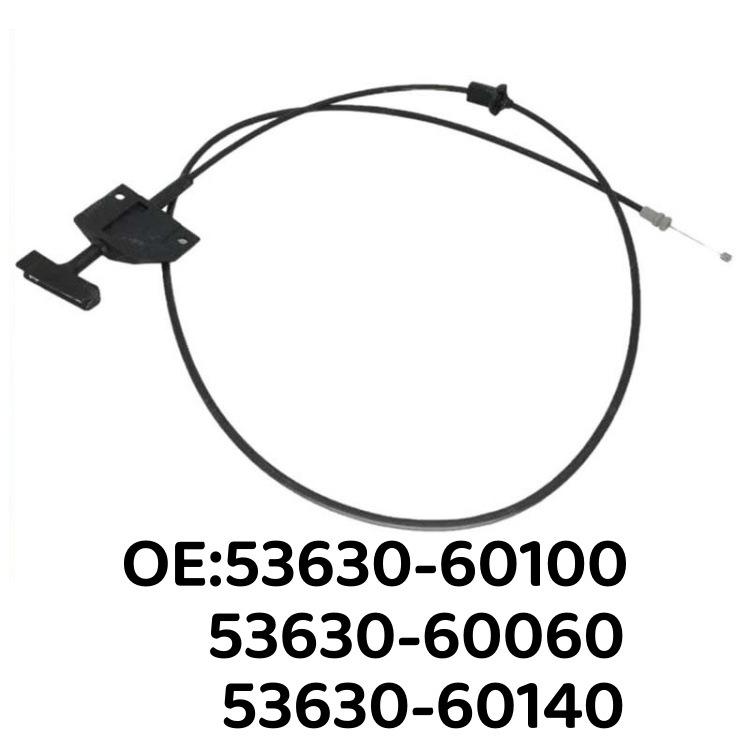 

Compatible Cables for Toyota: Throttle, Clutch, Brake, Hood, Fuel Tank, Trunk, Door 53630-60100