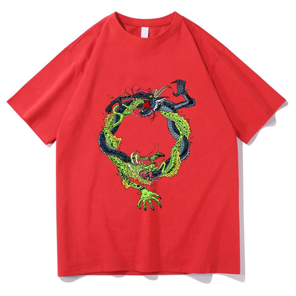 Feid VS Ferxxo Double Dragon Printing T-shirts Men's Women's Popular Casual Tshirt Short Sleeve Fashion Cotton Comfort Top