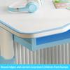 Set Scrivania Studio e Sedia per Bambini, Tavolo da Scrittura Regolabile in Altezza per Bambini Piccoli con Supporto Regolabile per Lettura, Luce LED per Studio, Soggiorno Camera da Letto Extra per Bambini